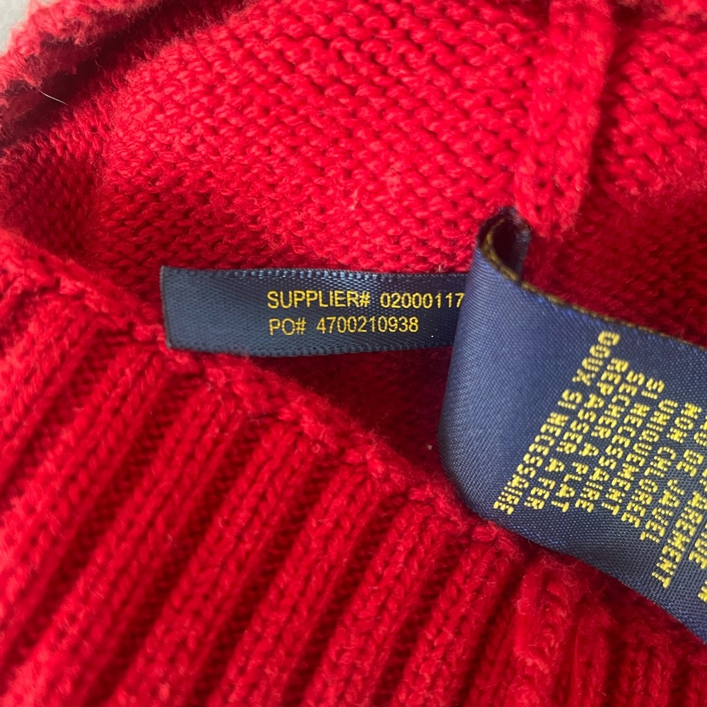 Polo Ralph Lauren Knit 1/4 Button Pullover Sweater - Picture 9 of 9